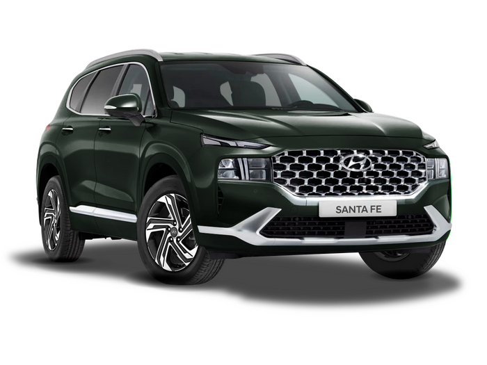 Hyundai New Santa Fe Тёмно-зелёный Rain Forest